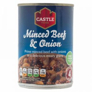 CASTLE FOODS MINCED BEEF & ONION