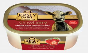 JERSEY DAIRY STRAWBERRY ICE CREAM
