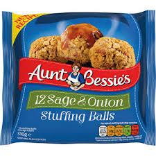 AUNT BESSIE SAGE & ONION STUFFING BALLS, 310g