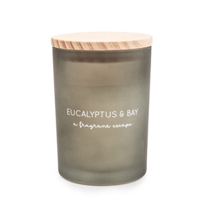 GLASS JAR CANDLE EUCALYPTUS & BAY