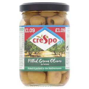 CRESPO PITTED GREEN OLIVES
