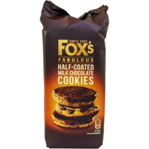 FOX’S HALF COATED MILK CHOC COOKIES